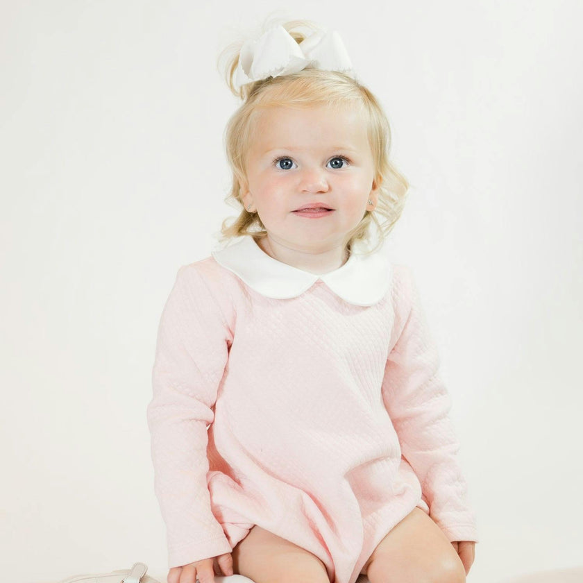 Diamond Quilt Long Sleeve Pima Bubble