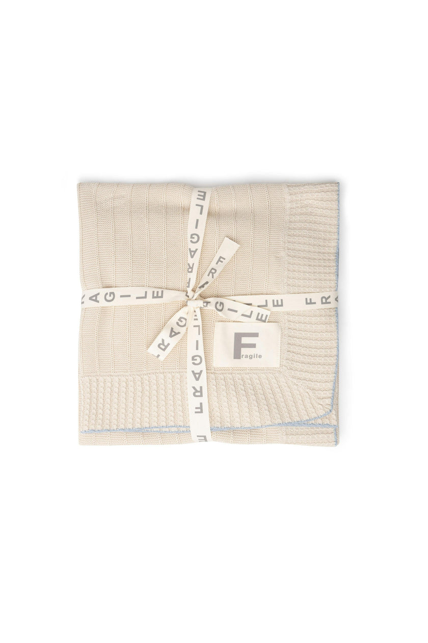 Acrylic Cotton Blend Knit Blanket