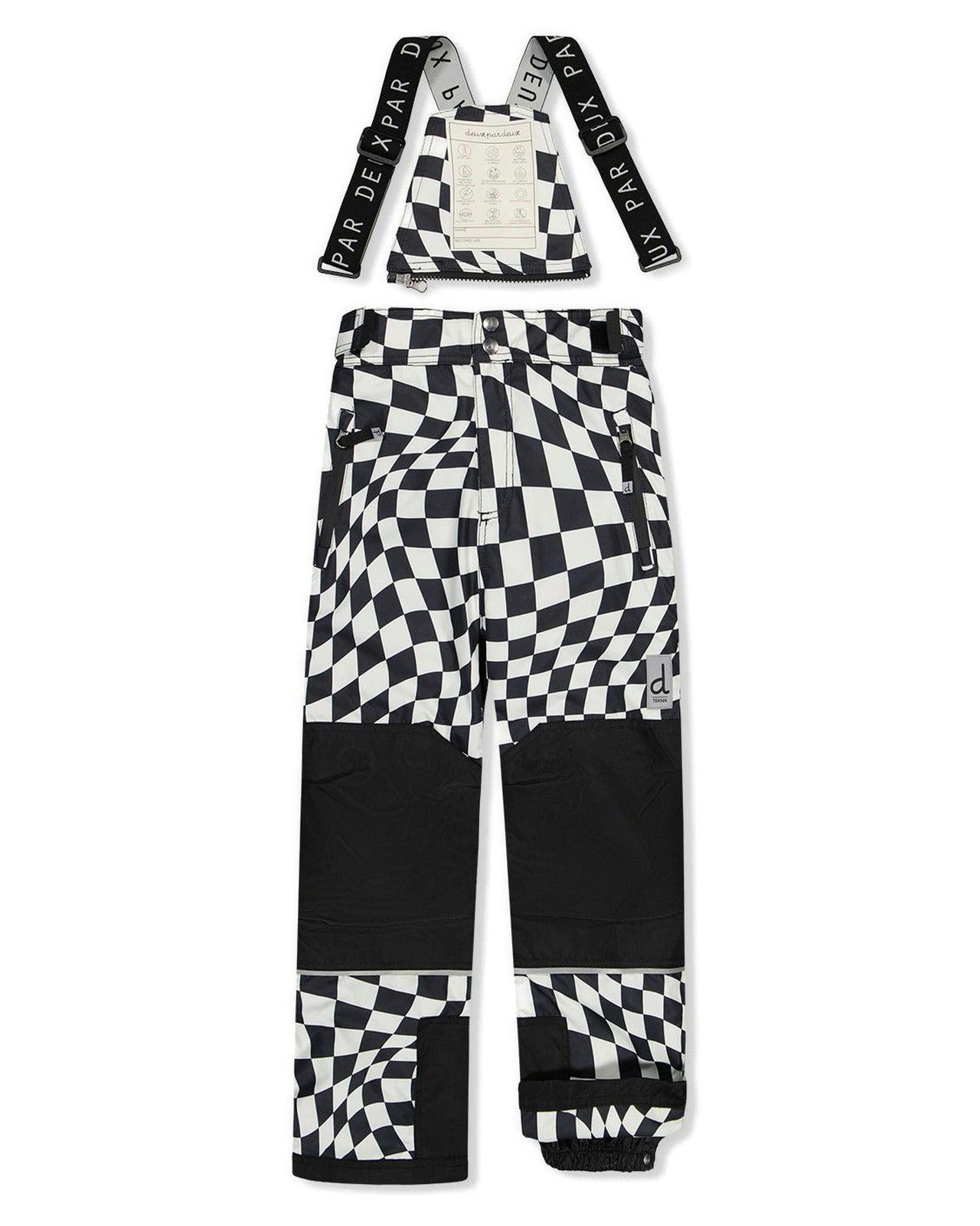 Two Piece Teknik Snowsuit Black And White