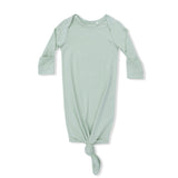 Solid Milky Green - Knotted Gown and Knotted Hat