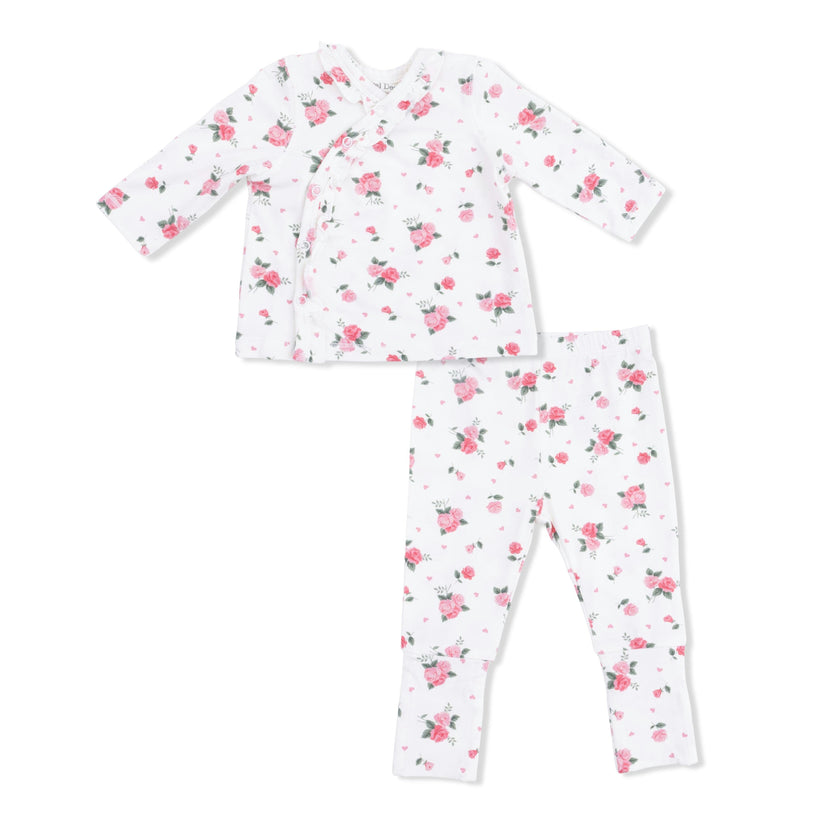 Pink Rosettes - Take Me Home Set with Convertible Pant