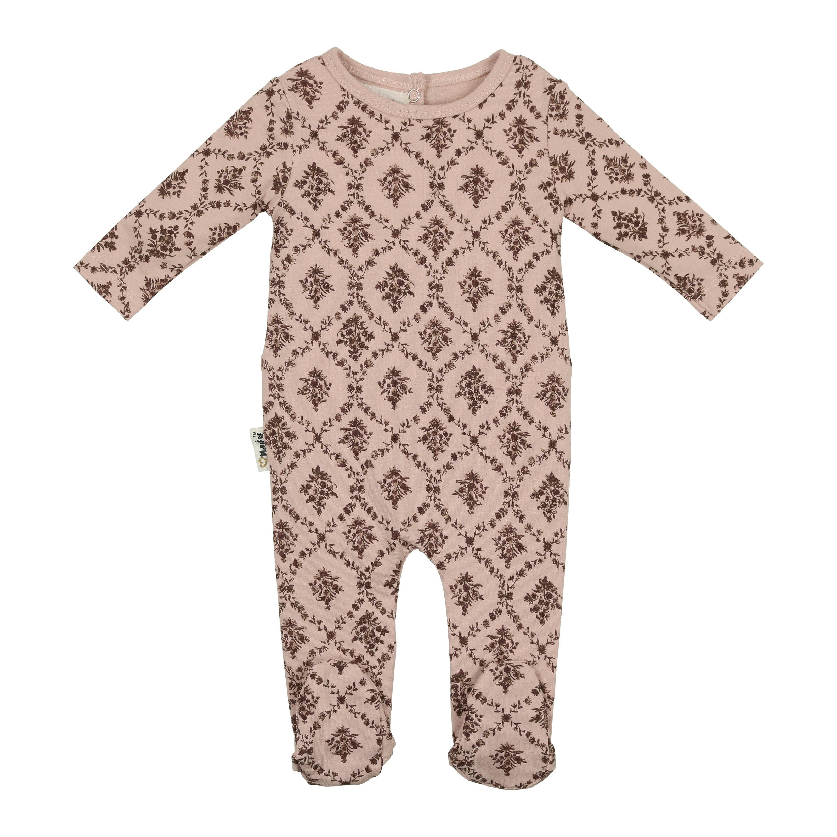 Vintage Victorian Long Sleeve Footie