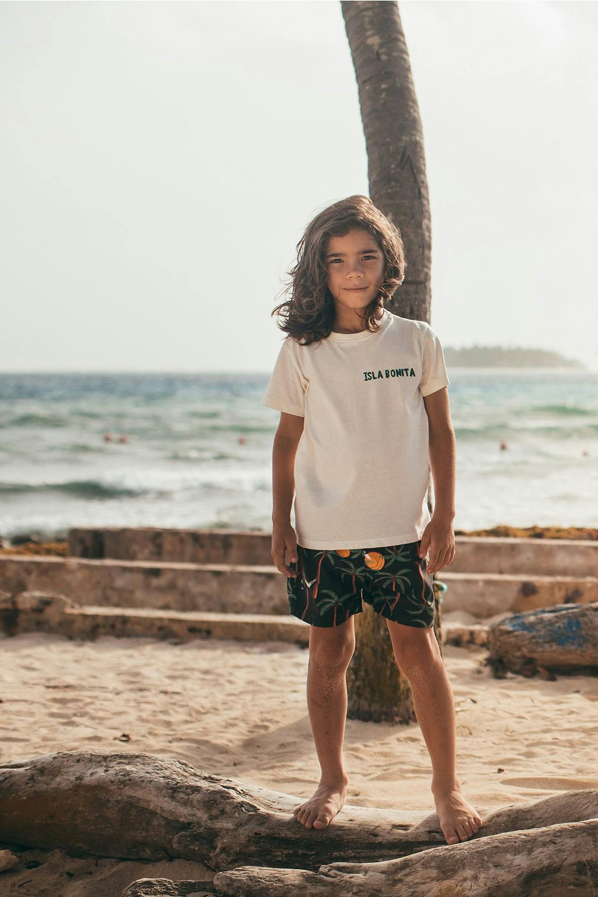 PALMERAS NEGRO - SWIMSHORTS