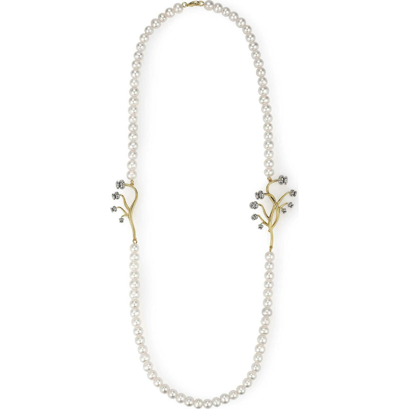Lily of the Valley Pearl Necklace