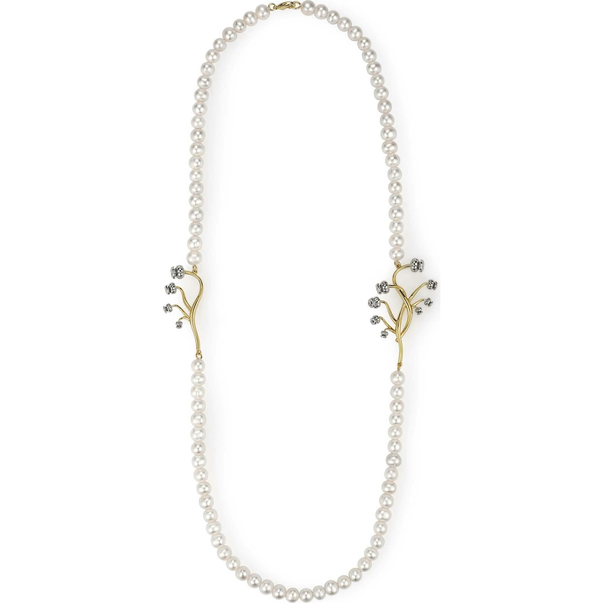 Lily of the Valley Pearl Necklace