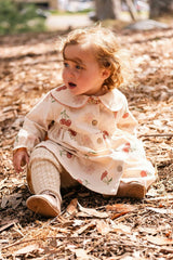 Clementine Dress in Cherry Bloom