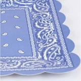 Western Bandana Square Plates