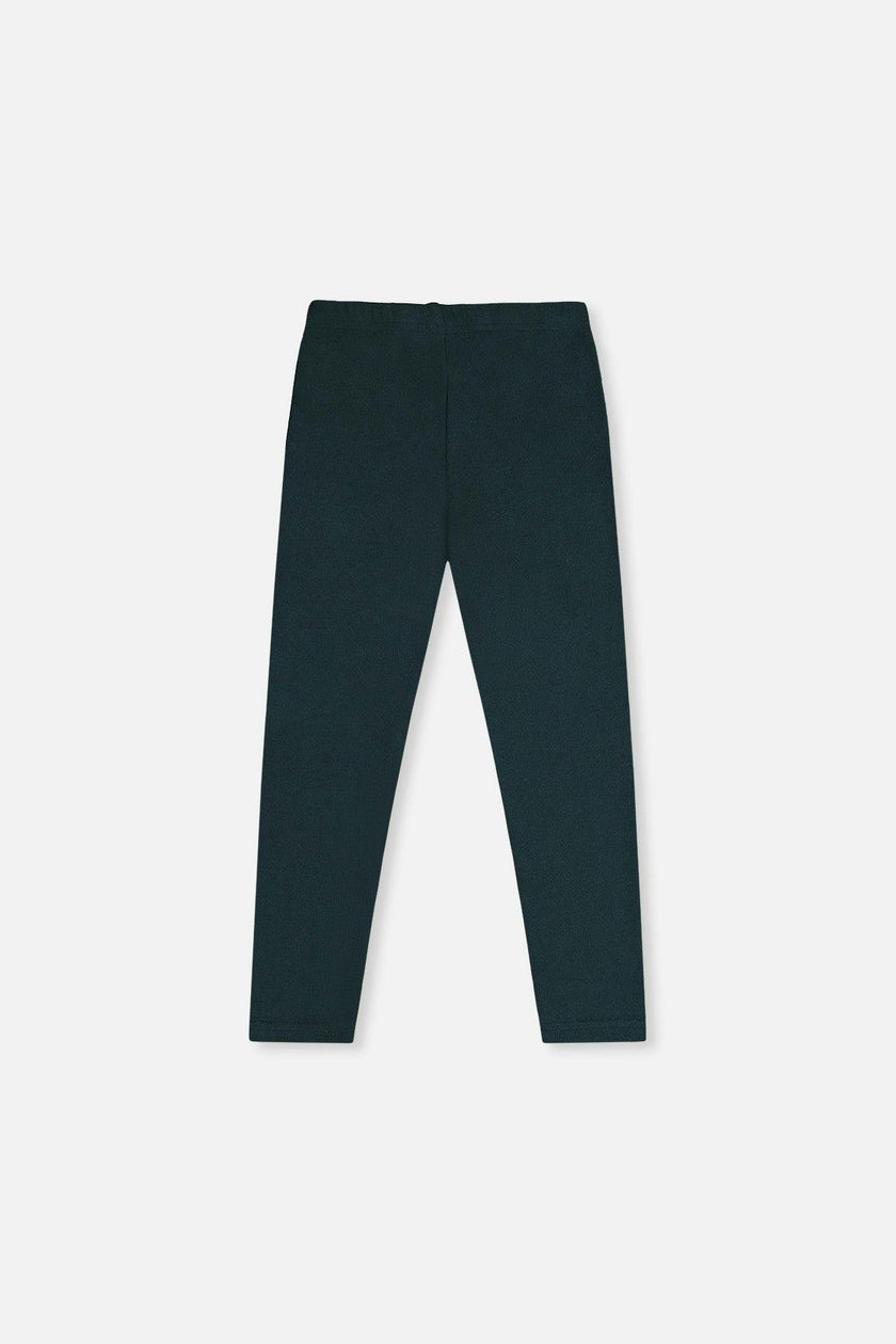 Rib Leggings Jasper Printed Green