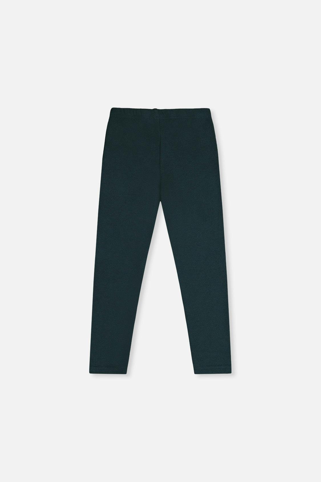 Rib Leggings Jasper Printed Green