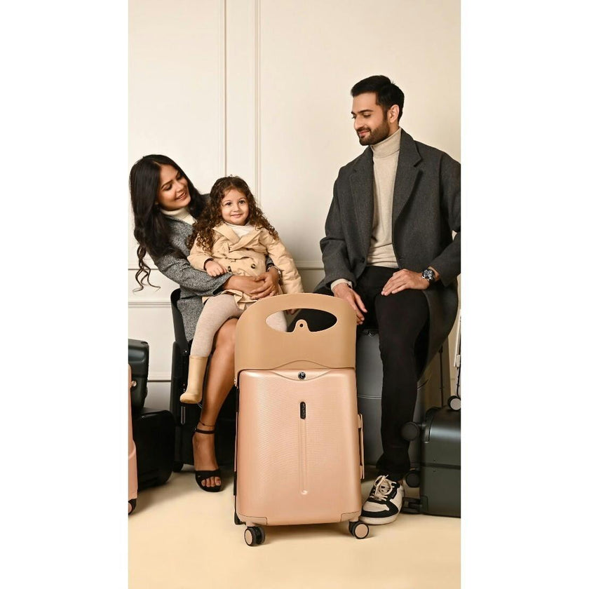 MiaMily 18-Inch Ride-On Trolley Carry-On Luggage