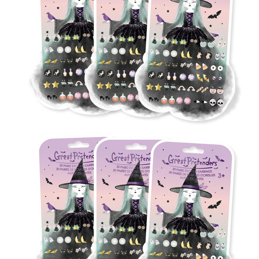 Mesmerizing Natasha Halloween Sticker Earrings Bundle