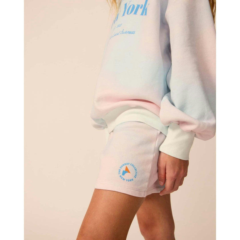 Organic Weekend Shorts in Pink Cloud