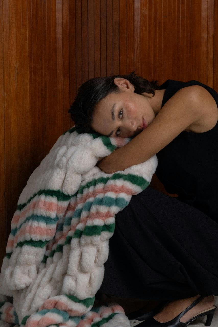 No. 015 Primrose Stripe Blanket