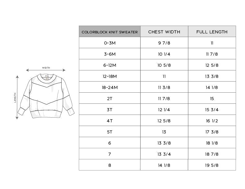Boy's Colorblock Knit Sweater