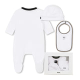 White Logo Baby Pyjama Set