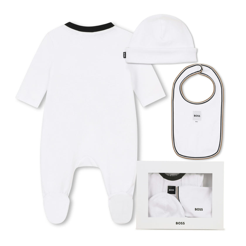 White Logo Baby Pyjama Set