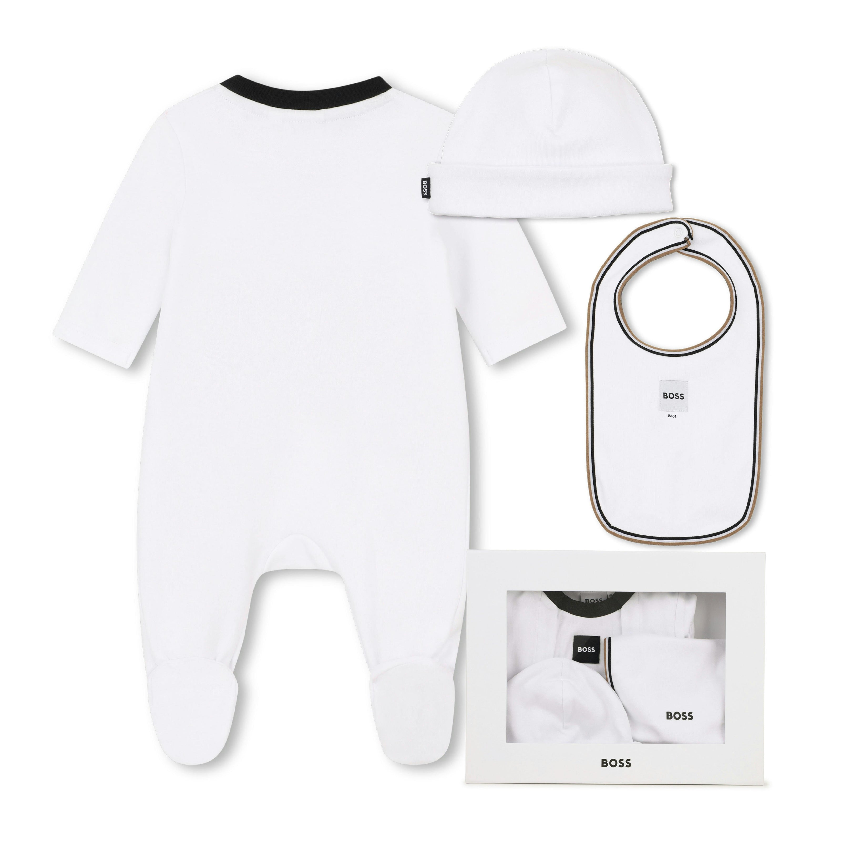 White Logo Baby Pyjama Set
