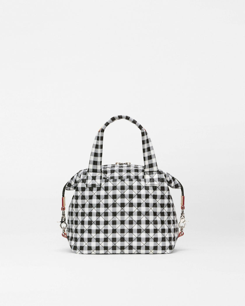 Black/White Gingham Small Sutton Deluxe