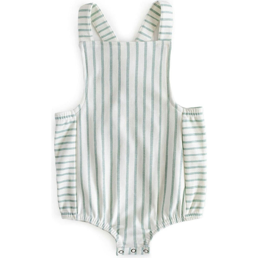 Criss-Cross Overall One-Piece, Green
