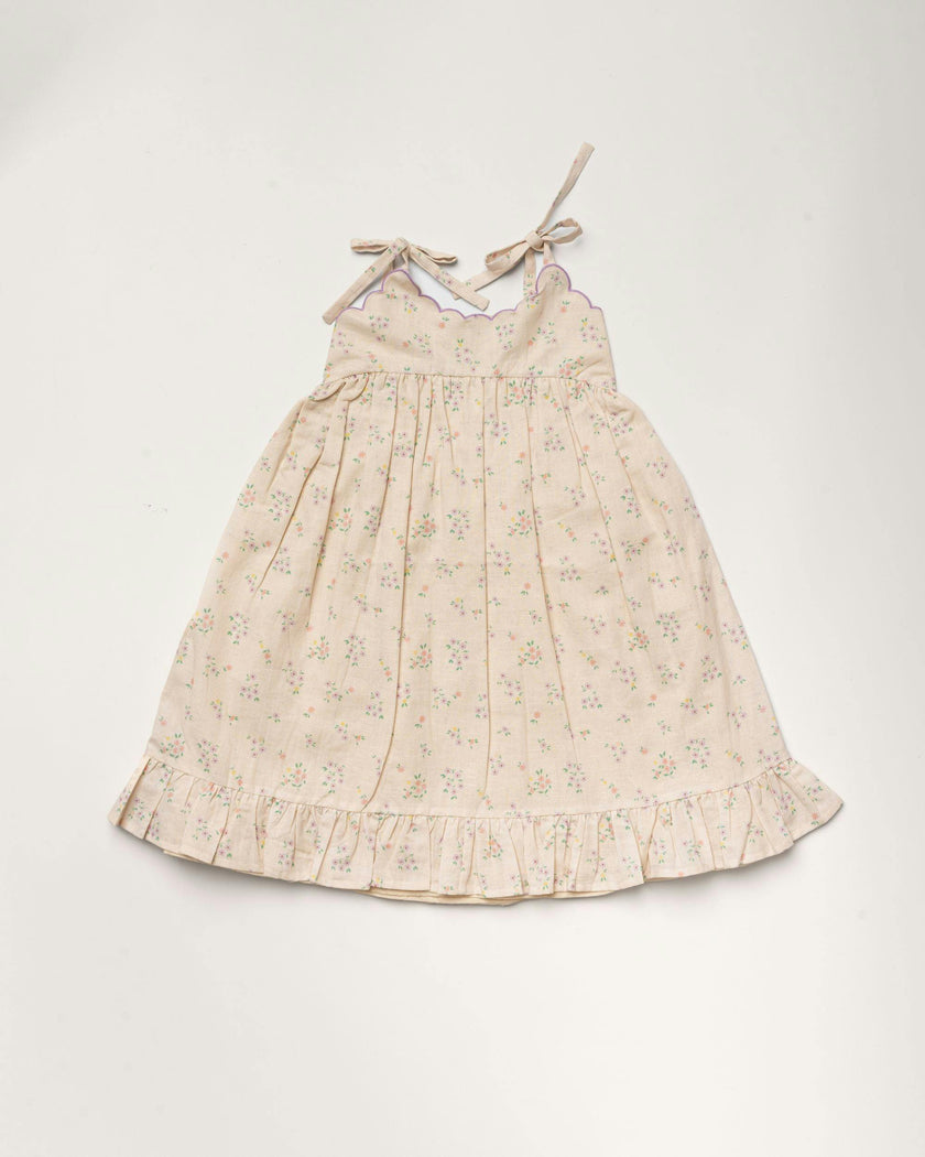 Alena Dress - Painted Bouquet print