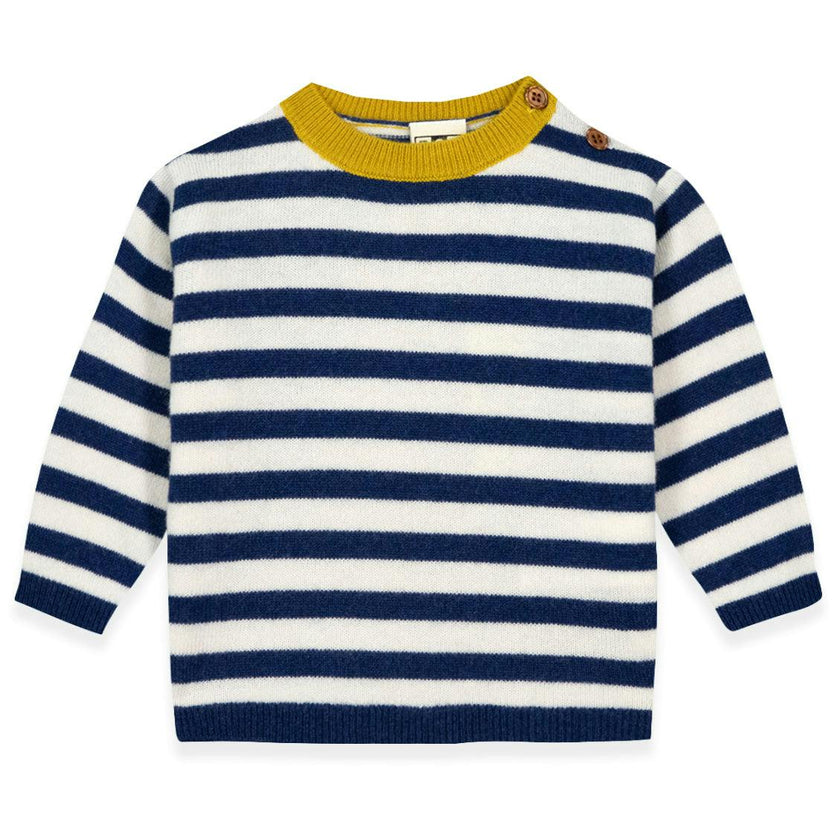 BONTON Pepito Baby Sweater - Sailor Blue