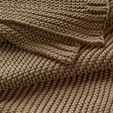 Chunky Knit Throw Blanket