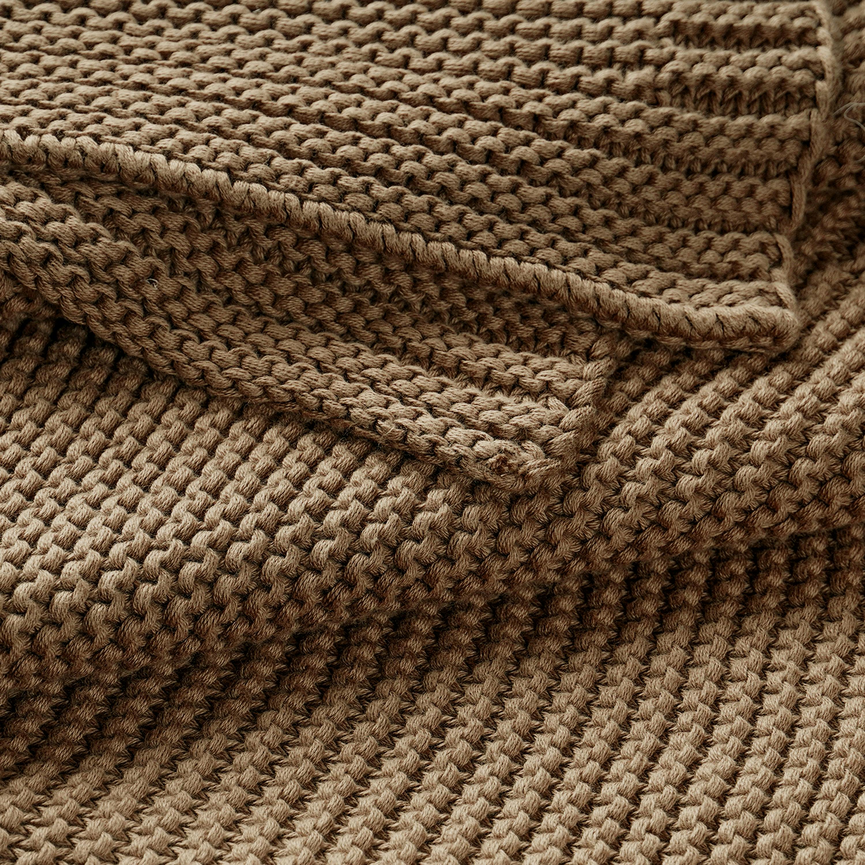 Chunky Knit Throw Blanket