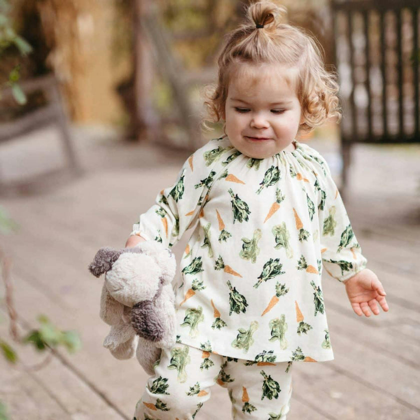 Homestead Organic Cotton Dress & Legging Set