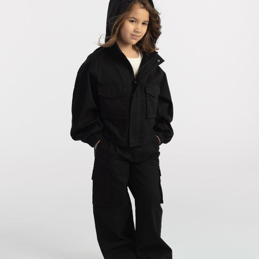 Organic Cotton Boxy Cargo Jacket&nbsp;
