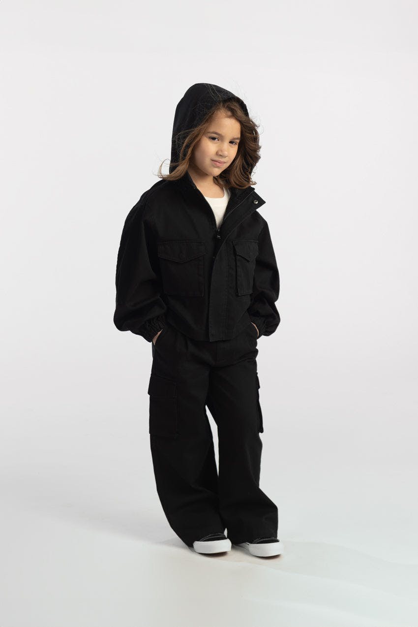 Organic Cotton Boxy Cargo Jacket&nbsp;