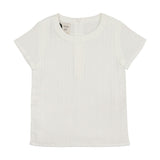 Striped Faux Tab Boys Shirt
