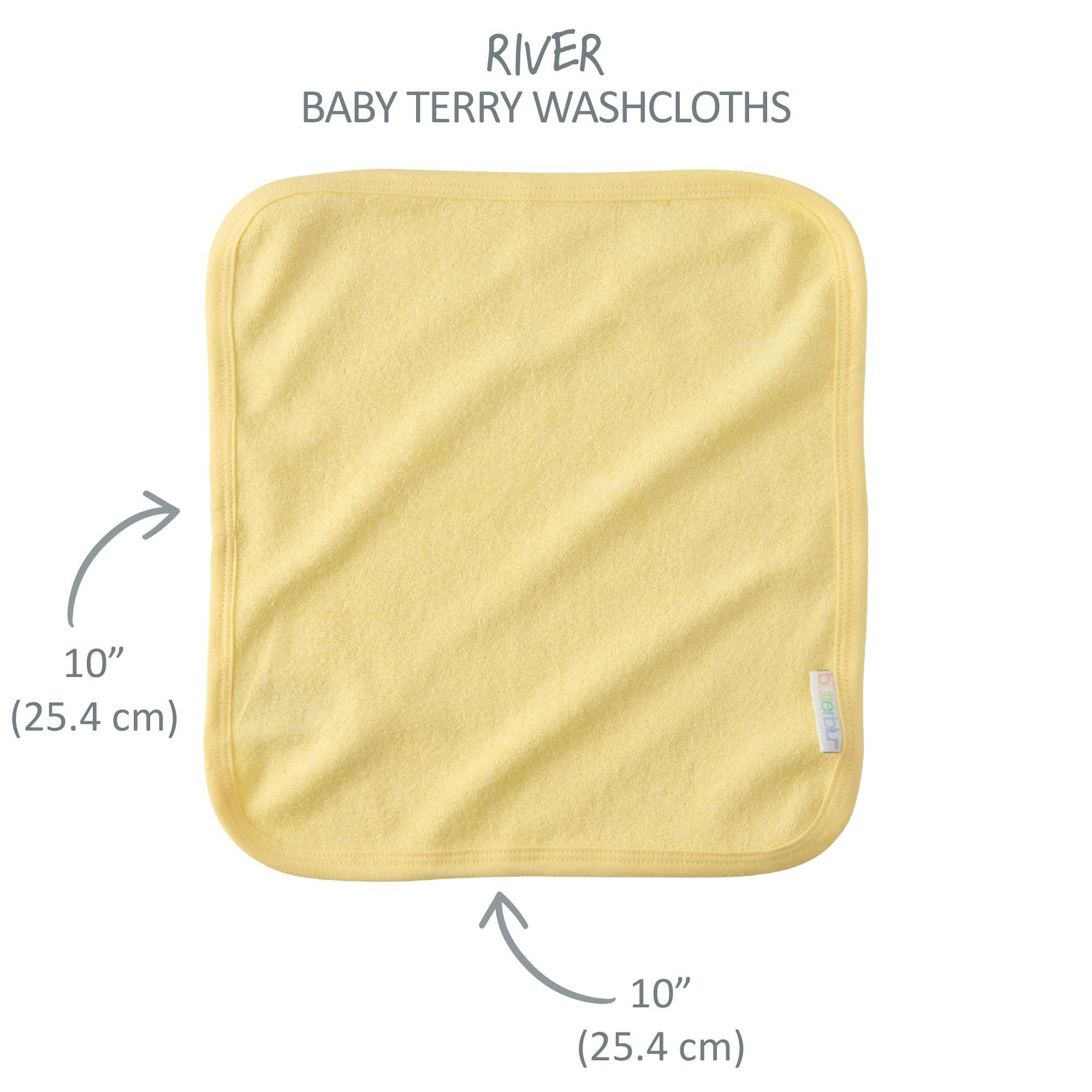 RIVER 10-Pack Baby Wash Cloths