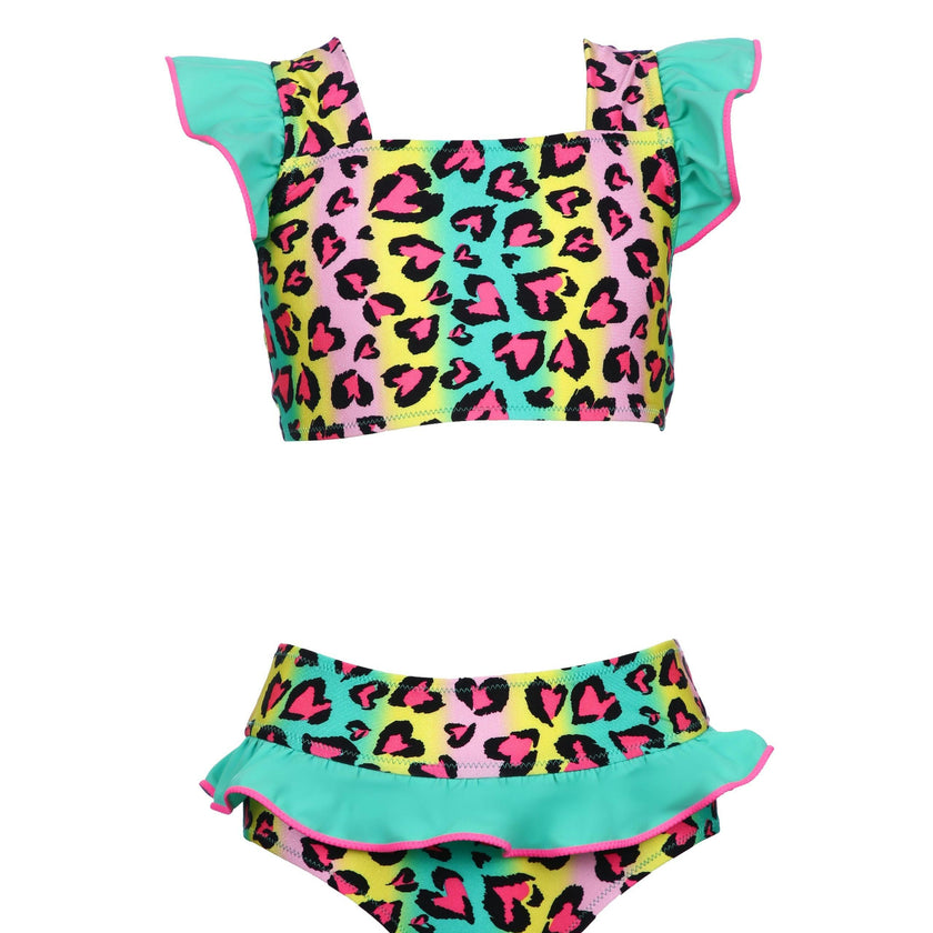 Vienne Animal Print Sleeveless Two-Piece Bikini