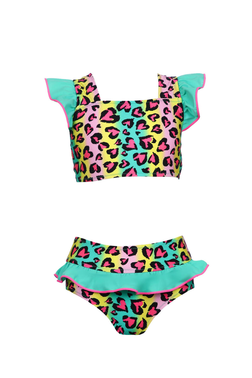 Vienne Animal Print Sleeveless Two-Piece Bikini