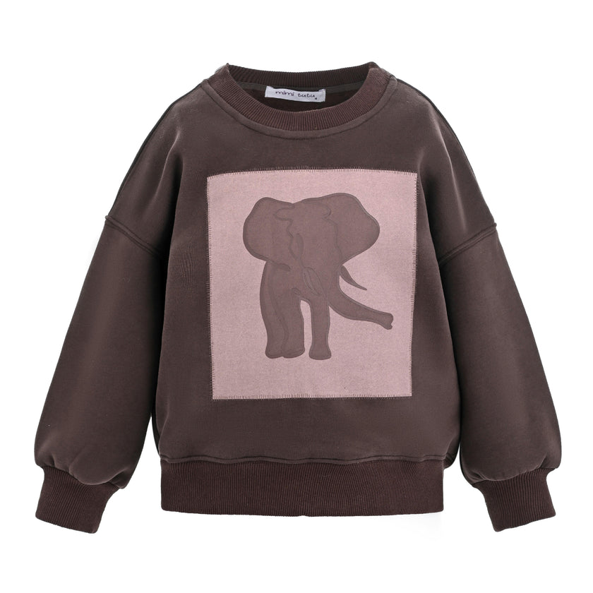 Brown Elephant Sweatshirt