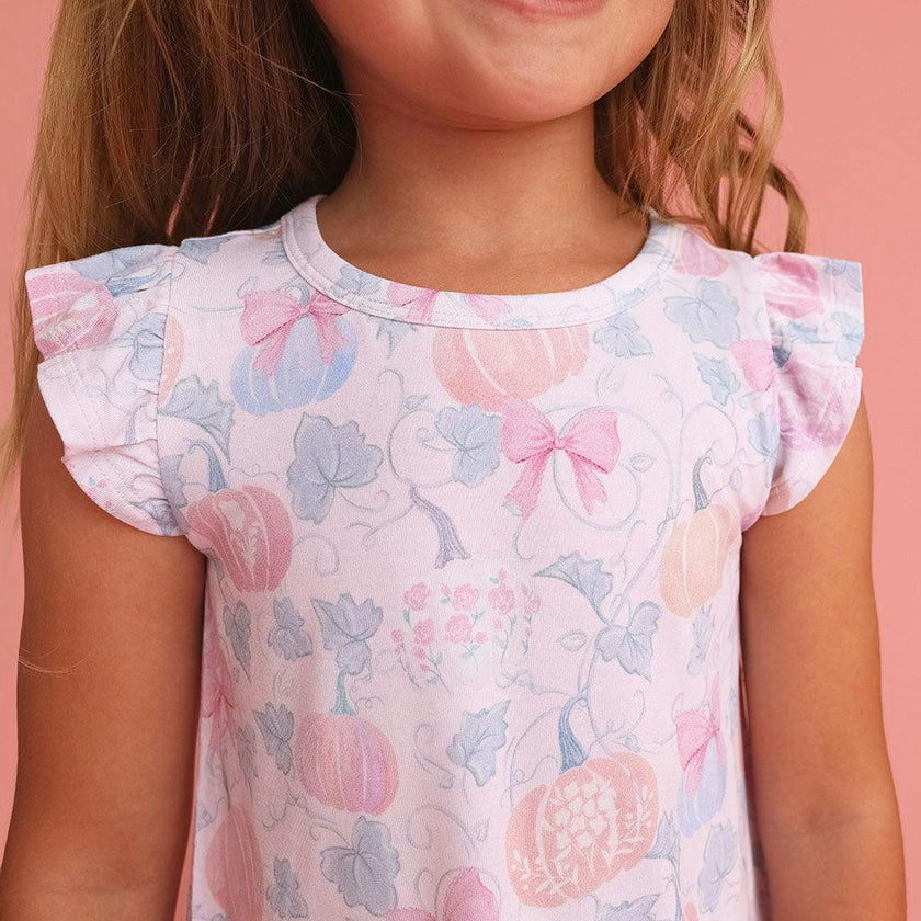 Posh Pumpkins Ruffled Tee