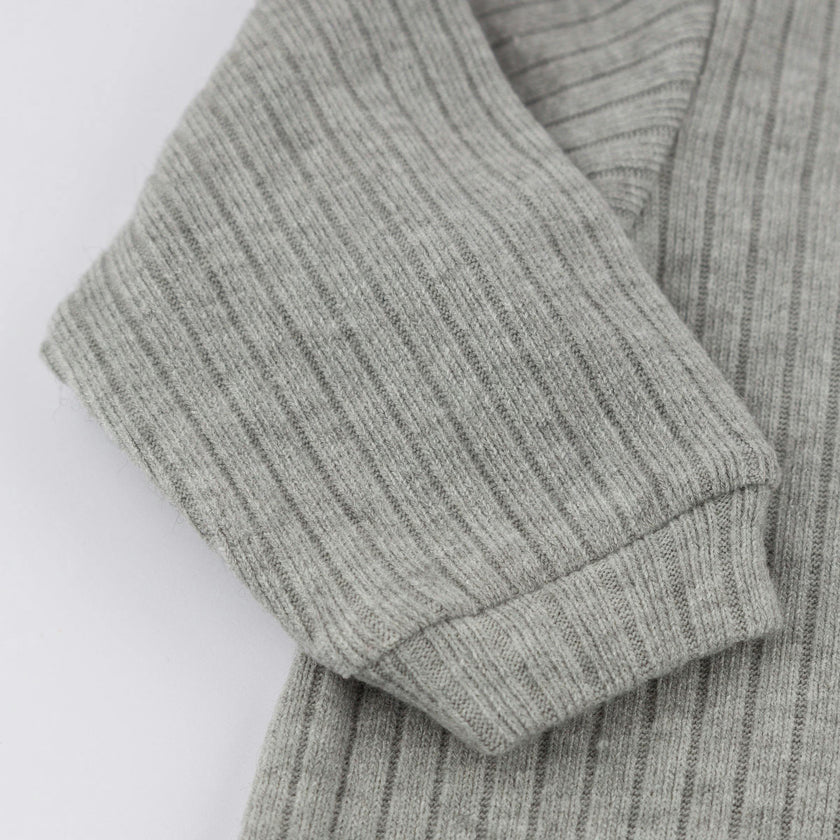 Wide Rib Fuzzy Sweater Knit Brooklyn Boxy