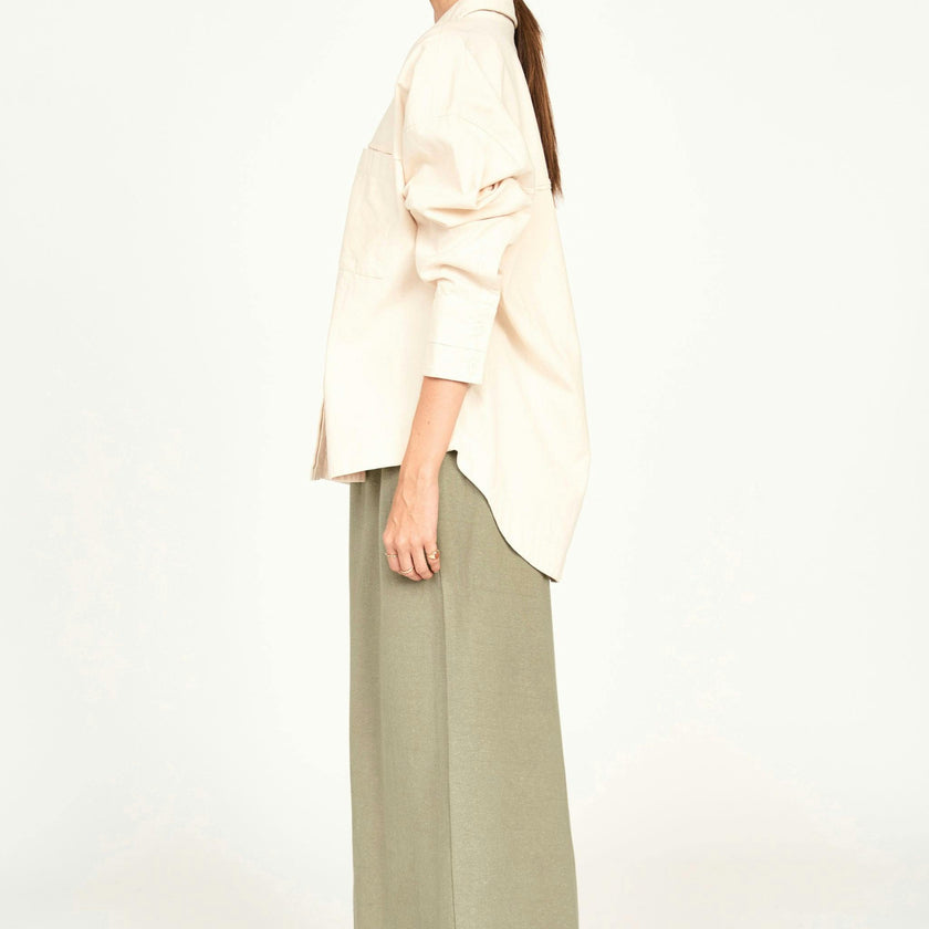 Huron Work Shirt, Cream