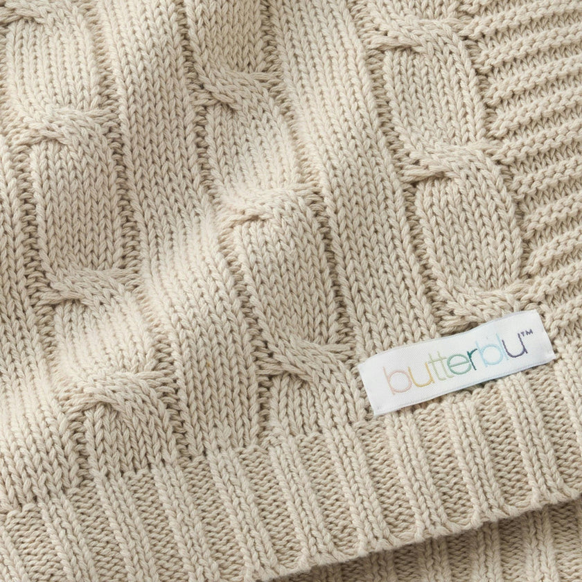 SPARROW Sweater Knit Receiving Blanket