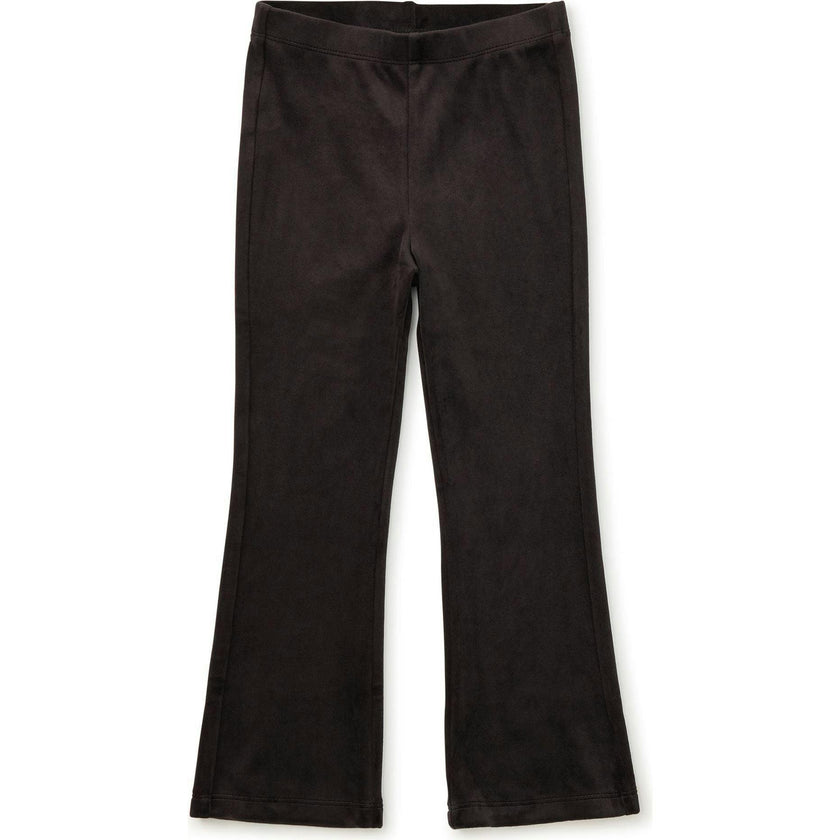 Very Velour Flare Pants, Black