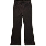Very Velour Flare Pants, Black