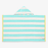 Kids stripe hoodie towel