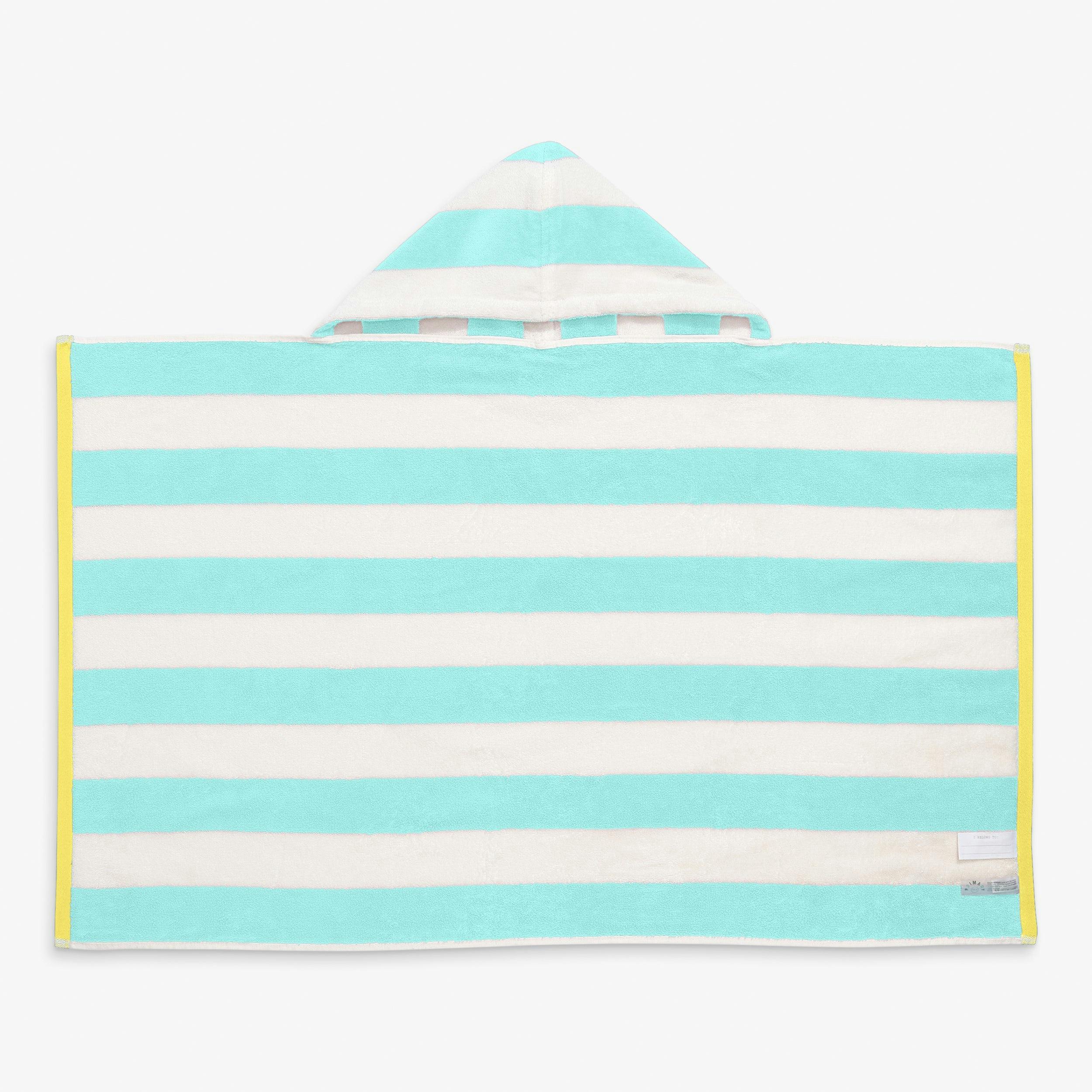 Kids stripe hoodie towel