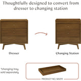 Palma 3-Drawer Compact Assembled Dresser (34")