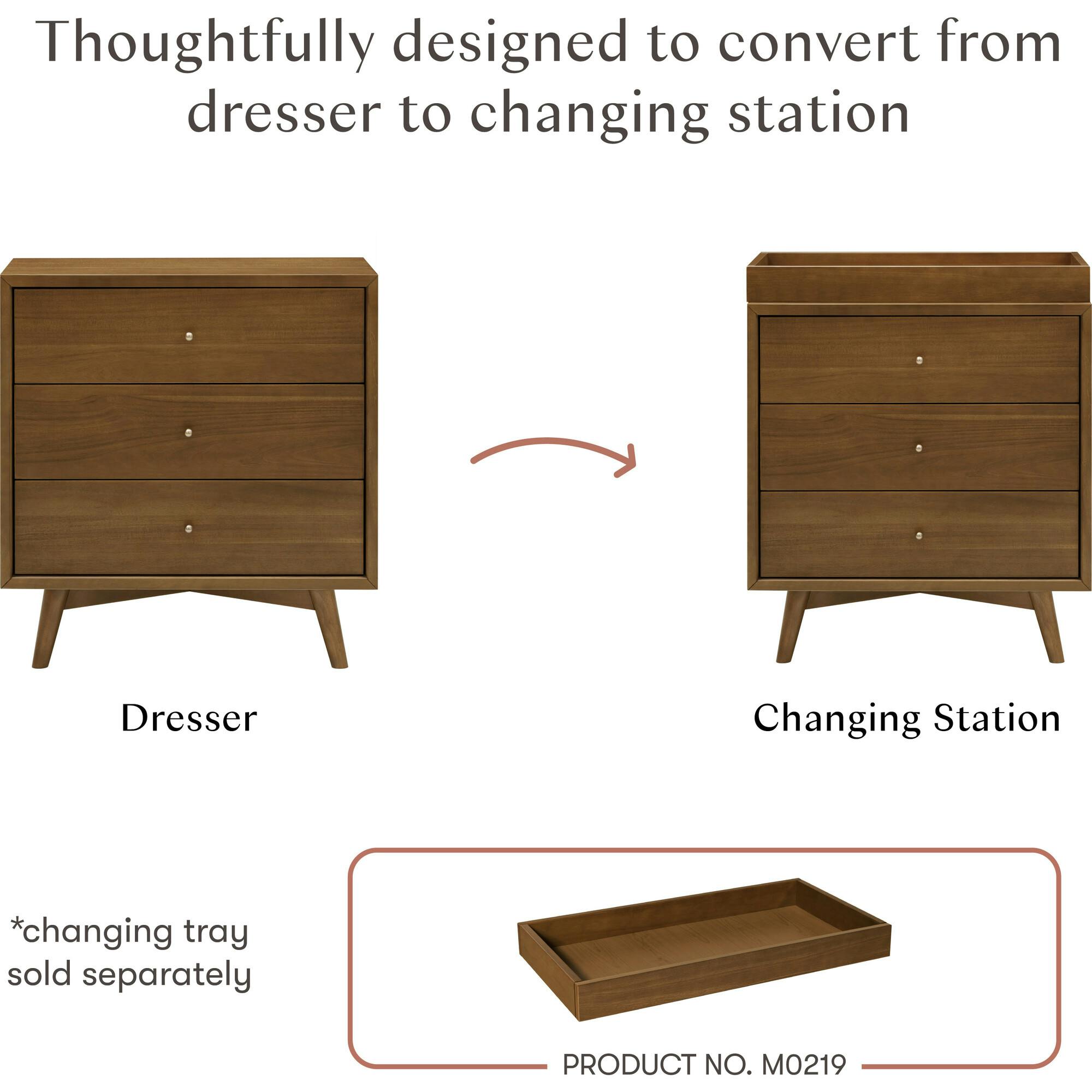 Palma 3-Drawer Compact Assembled Dresser (34