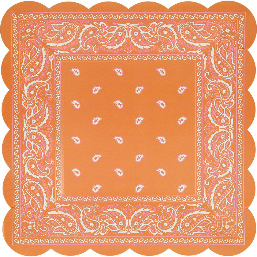 Western Bandana Square Plates