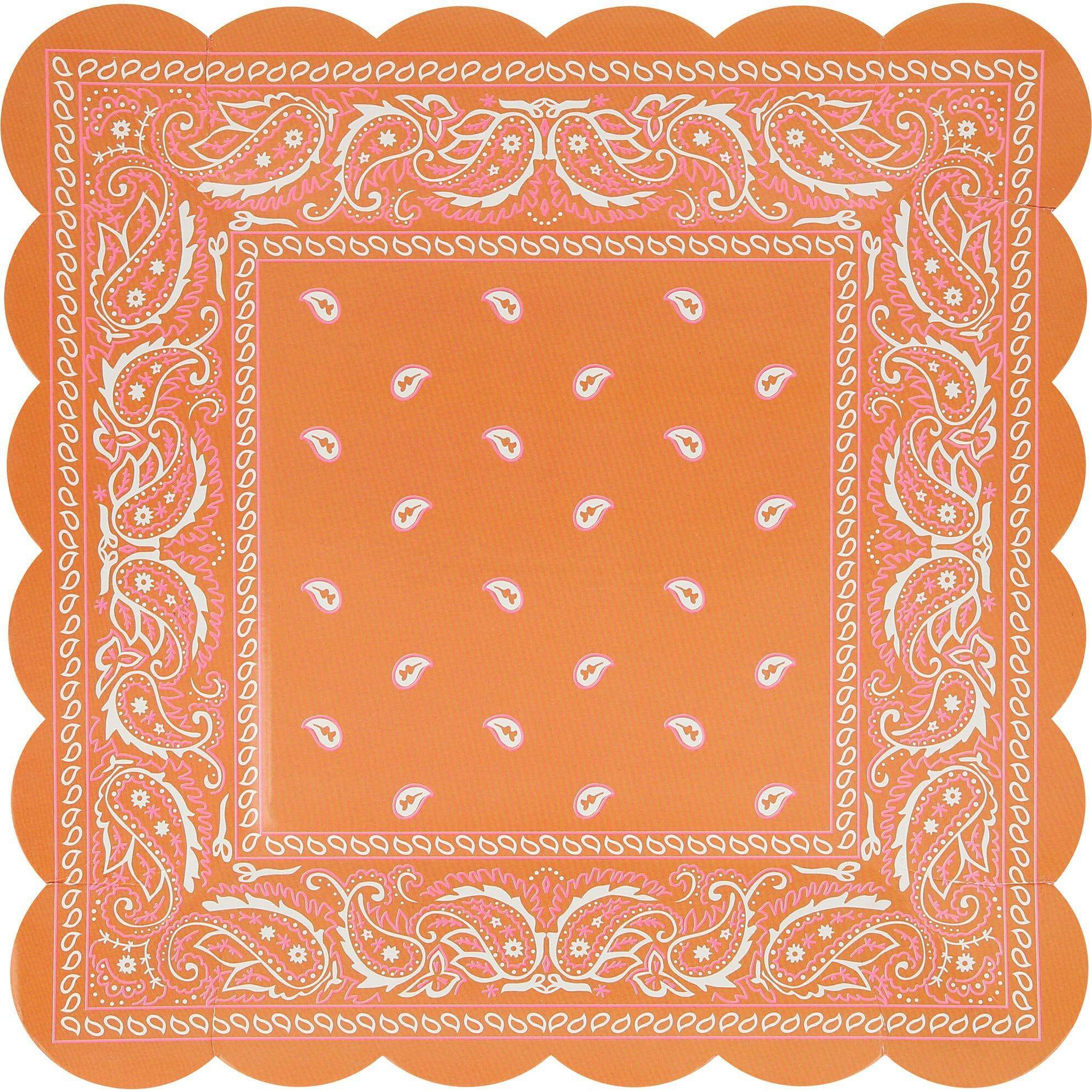 Western Bandana Square Plates