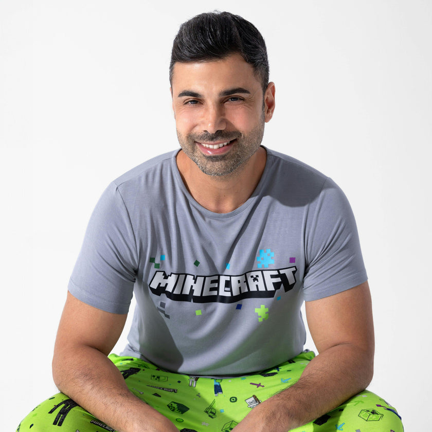 Minecraft: Mob Squad Bamboo Men's Pajama Set