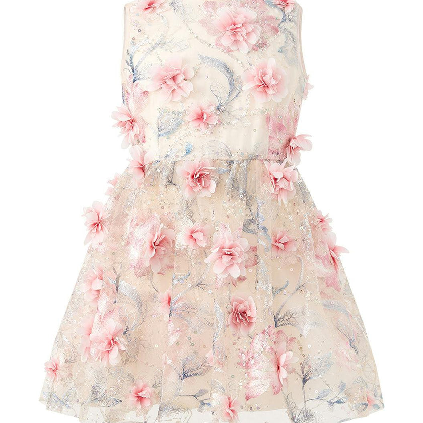 Rosalia Embroidered Mini Dress