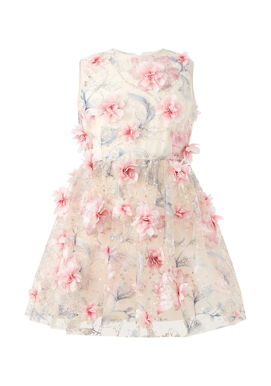 Rosalia Embroidered Mini Dress